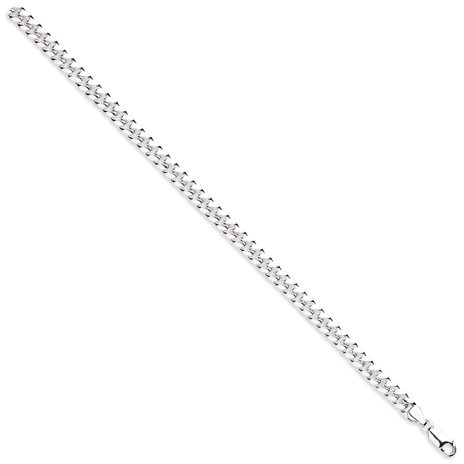 Silver 6.5mm Dome Cuban Link Chain/Bracelet - Fine Bracelet - Certified Authentic - Swiss Mad – Luxury Jewellery by Im